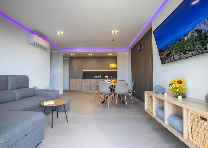 公寓 De Lujo Con Jacuzzi Privado, Piscina Y Vistas Al Mar