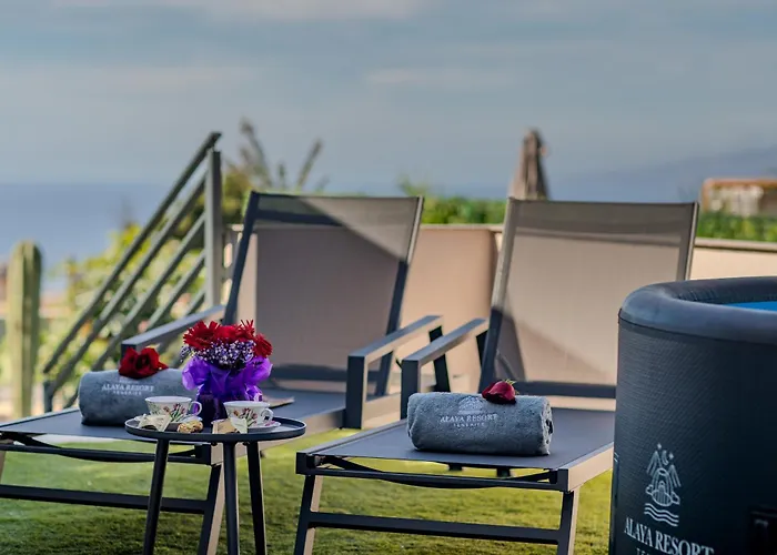 De Lujo Con Jacuzzi Privado, Piscina Y Vistas Al Mar 公寓