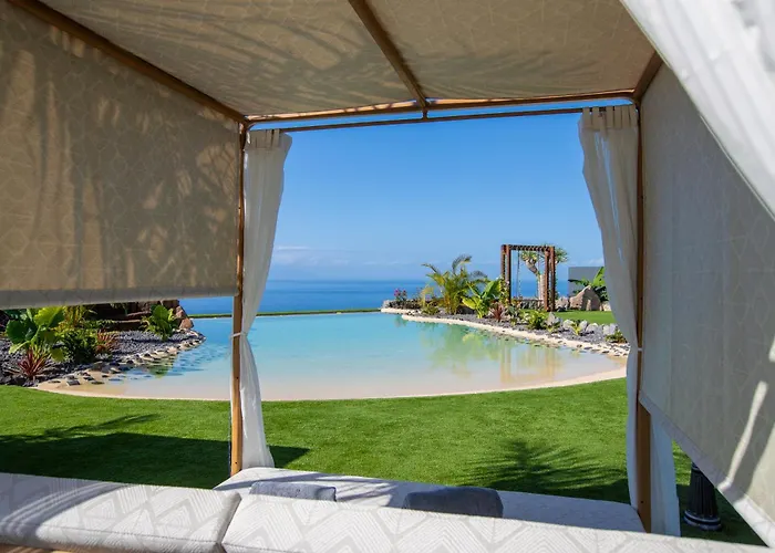 De Lujo Con Jacuzzi Privado, Piscina Y Vistas Al Mar 公寓 *