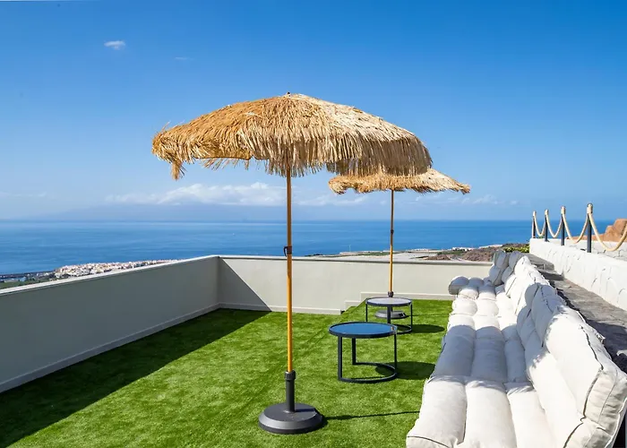 公寓 De Lujo Con Jacuzzi Privado, Piscina Y Vistas Al Mar